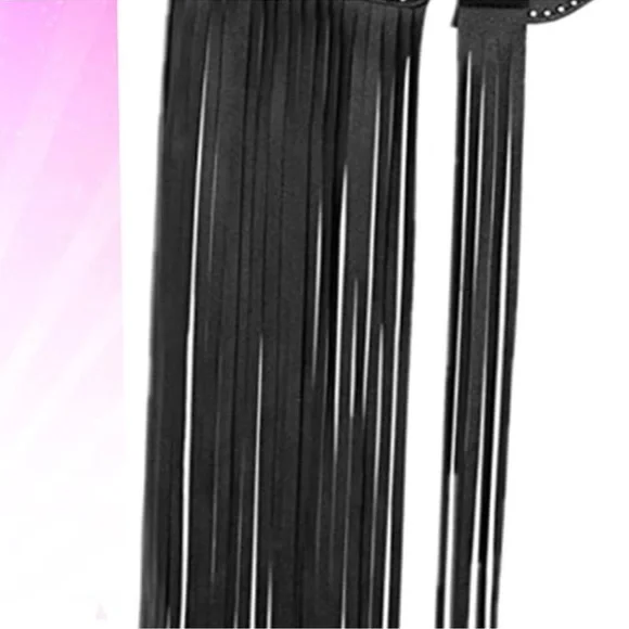 Leather waist chain fringe belt - Picture 4 of 5